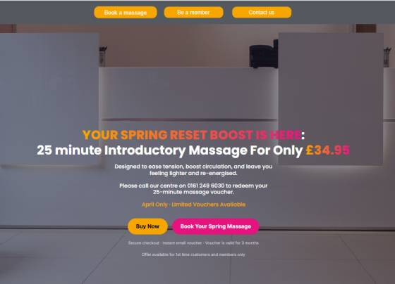 Spring Reset Special Offer from £34.95